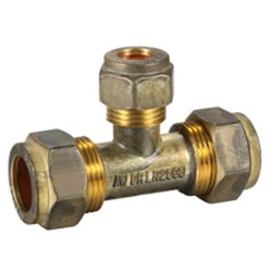 Brass Copper Compression Reducing Elbow 20C X 15C