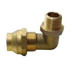 Brass Copper Compression Elbow 20C X 15Mi