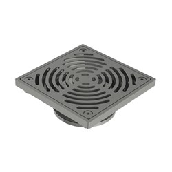 GE Heelgrate Floor Drain Grate Square Stainless Steel 150 X 100 PVC/HDPE/CU 302505X