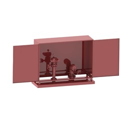 Main Booster & Riser Set In Red Cabinet 100