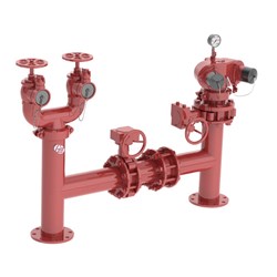 Pipeset For Main Booster & Hydrant Red 100