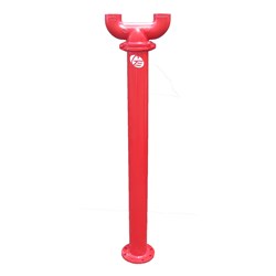 Hydrant Riser Dualhead Vertical Inlet Red 100TE