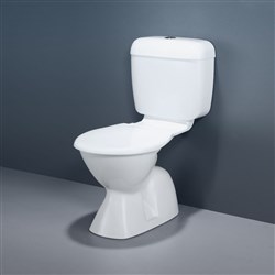 Caroma Topaz Connector P Trap Toilet Suite White 923445W