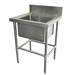 Brayco Stainless Steel Catering Sink 665 x 610 x 900mm High SSN610