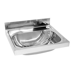 Stoddart Wall Mounted Wash Basin 1 Taphole Stainless Steel WB.H1.TH