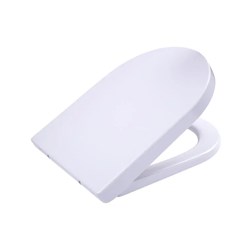 Haron Vogue Soft Close D-Shape Toilet Seat White TS-2190