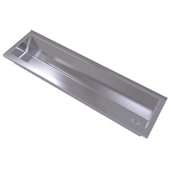 Stainless Steel Ablution Trough 2100mm With Wall Brackets