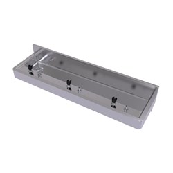 Stainless Steel Pre-plumbed Drink Trough 2500mm With Brackets DRT2500