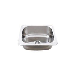 Caroma Compact Inset Laundry Trough 45 Litre With Sudsaver By-Pass 8611