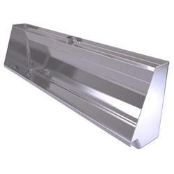 Stainless Steel Wall Hung Urinal Top Inlet 2100mm