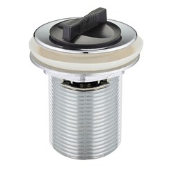 Chrome Plated Plug & Waste With Overflow 40 X 70 Long