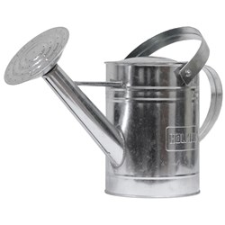 Galvanized Watering Can With - Rose 1.8 Litre WC0001