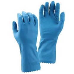 Pr Silver Lined Rubber Gloves 10-10.5 MSLBXL