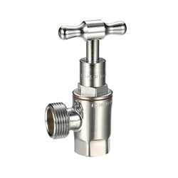 15mm Chrome Plated T Head Right Angle M&F Cistern Stop
