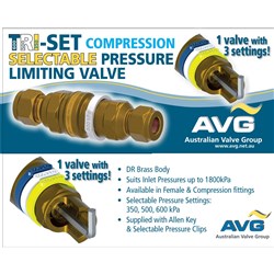 AVG Triset Limit Valve 15mm F&F PLV15FTRISET